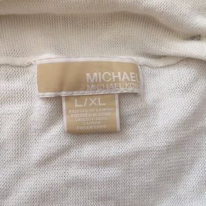 White open sweater cover up